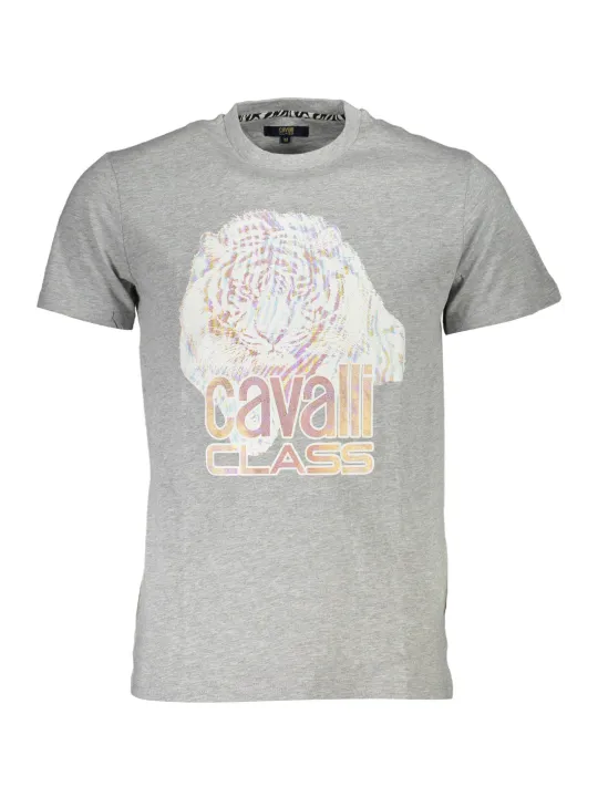 "Cavalli Class T-Shirts im Sale | Cavalli Class QXT61WJD060_C4C7EA5_GRIGIO0496 Grau online kaufen"|Planet-Deluxe