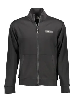 Langarm-Sweatshirt mit Taschen & Kontrastdetails