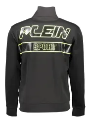 "Plein Sport Sweatshirts im Sale | PLEIN SPORT HERREN-SWEATSHIRT MIT ZIP-UP SCHWARZ online kaufen"|Planet-Deluxe