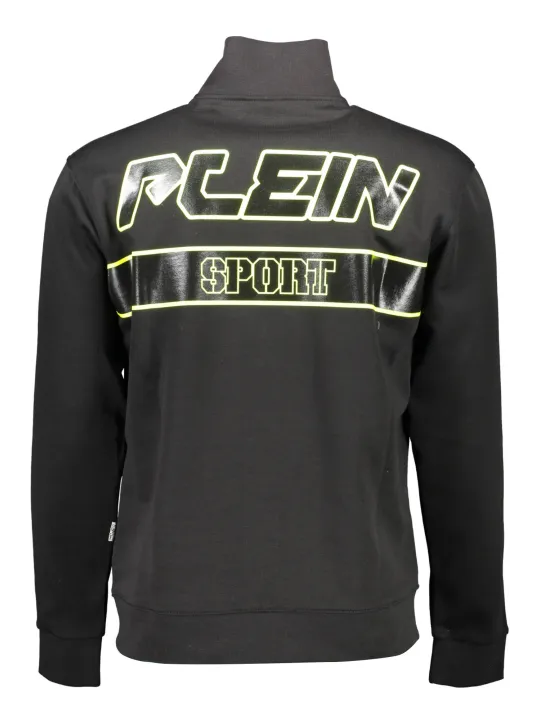 "Plein Sport Sweatshirts im Sale | PLEIN SPORT HERREN-SWEATSHIRT MIT ZIP-UP SCHWARZ online kaufen"|Planet-Deluxe