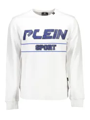 "Plein Sport Startseite im Sale | PLEIN SPORT HERREN-SWEATSHIRT MIT ZIP WEISS online kaufen"|Planet-Deluxe