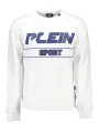 "Plein Sport Startseite im Sale | PLEIN SPORT HERREN-SWEATSHIRT MIT ZIP WEISS online kaufen"|Planet-Deluxe