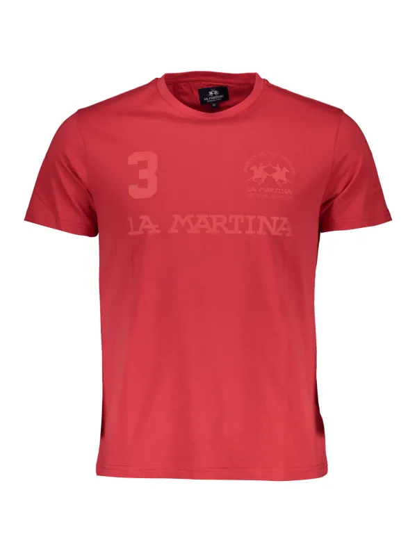 "LA MARTINA T-Shirts im Sale | La Martina Rotes Logo T-Shirt Kurzarm Rundhals online kaufen"|Planet-Deluxe "LA MARTINA T-Shirts im Sale | La Martina Rotes Logo T-Shirt Kurzarm Rundhals online kaufen"|Planet-Deluxe