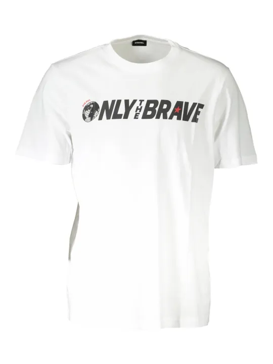 "Diesel T-Shirts im Sale | Diesel SD92T-JUST_111B56D_BIANCO100 Weiß online kaufen"|Planet-Deluxe