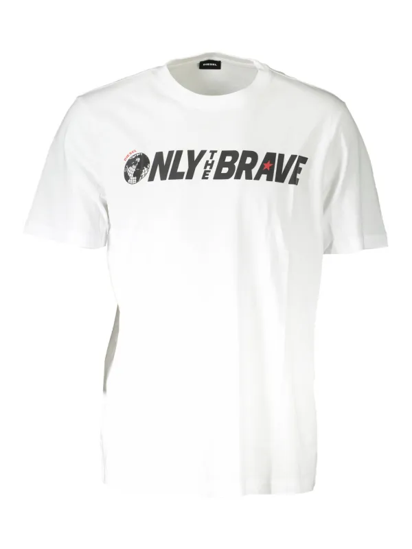 "Diesel T-Shirts im Sale | Diesel SD92T-JUST_111B56D_BIANCO100 Weiß online kaufen"|Planet-Deluxe