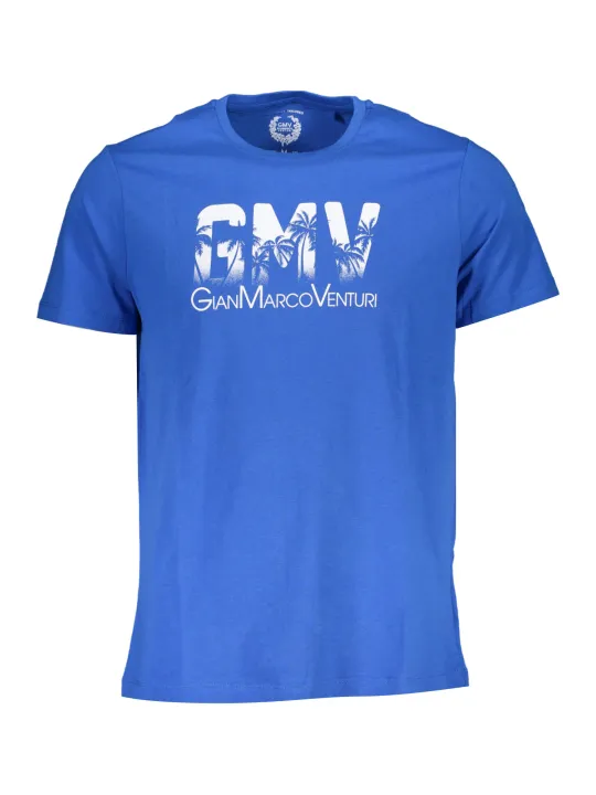 "GIAN MARCO VENTURI T-Shirts im Sale | GIAN MARCO VENTURI KURZARM LOGO TSHIRT BLAU online kaufen"|Planet-Deluxe