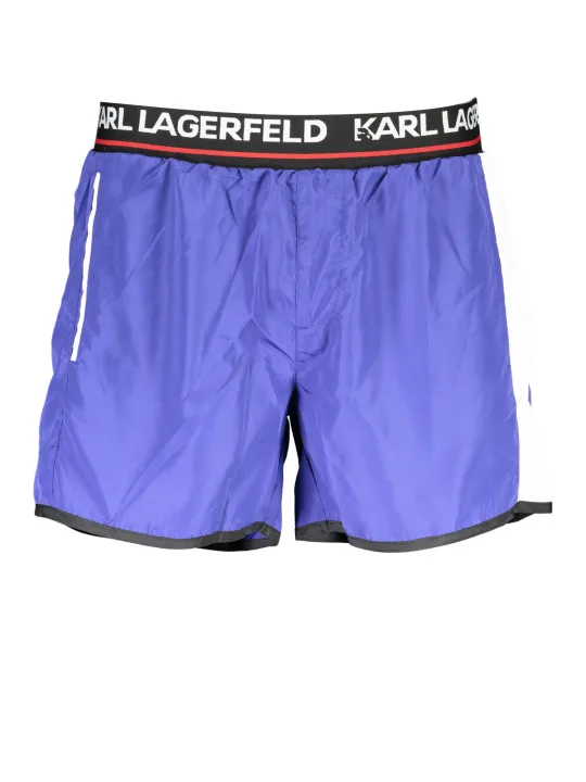 "Karl Lagerfeld Beachwear Startseite im Sale | KARL LAGERFELD BEACHWEAR BADEANZUGHOSE HERREN BLAU online kaufen"|Planet-Deluxe