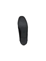 Schwarze Schuhsohle mit Rippenmuster