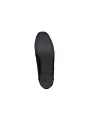 Schwarze Schuhsohle mit Rippenmuster
