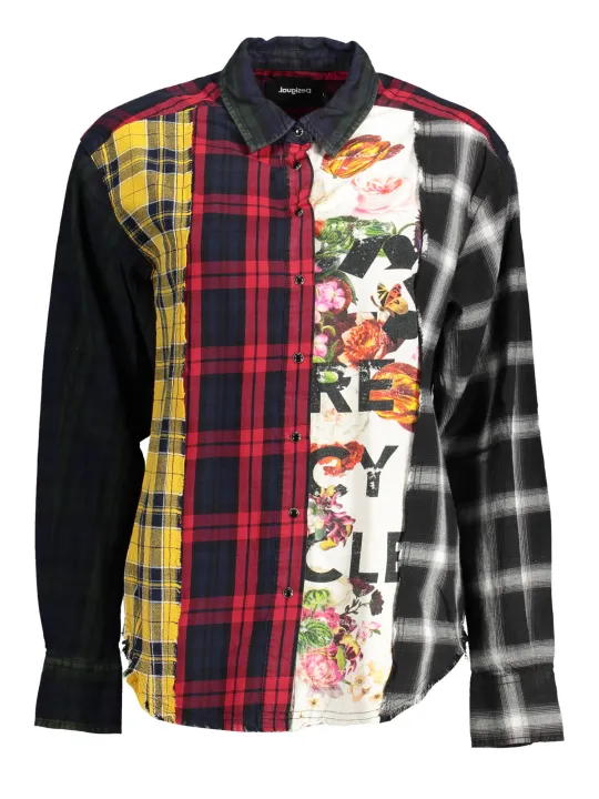 "Desigual Startseite im Sale | DESIGUAL LANGARMSHIRT DAMEN SCHWARZ online kaufen"|Planet-Deluxe