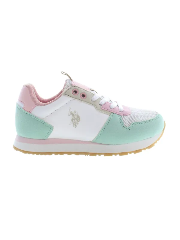 "Mädchen-Sneaker: U.S. Polo Sportschuhe mit Logo & Schnürung" "Mädchen-Sneaker: U.S. Polo Sportschuhe mit Logo & Schnürung"