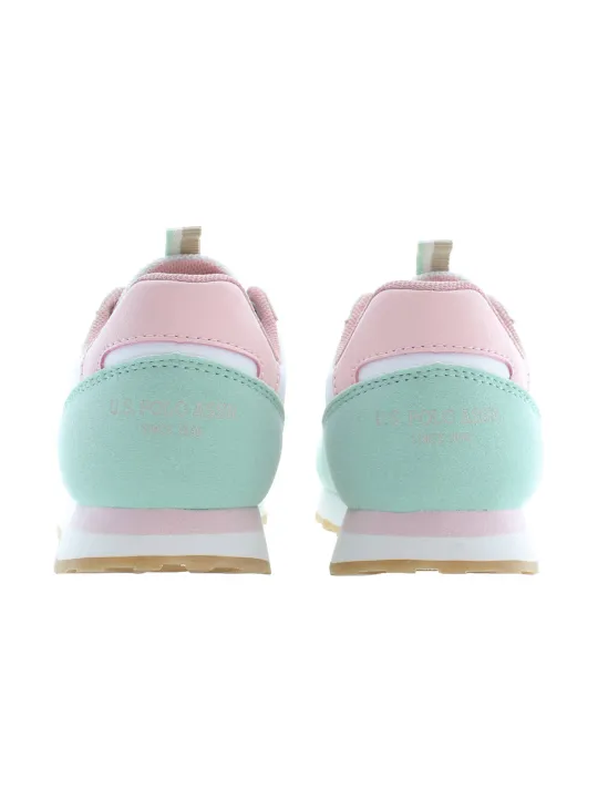 "Mädchen-Sneaker: U.S. Polo Sportschuhe mit Logo & Schnürung"