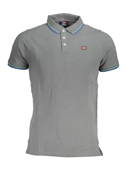 "NORWAY 1963 Startseite im Sale | NORWEGEN 1963 HERREN KURZARM POLOSHIRT GRAU online kaufen"|Planet-Deluxe