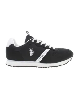 "US POLO Sneaker: Stilvolle Kontrastdetails & Logo"