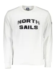"North Sails Sweatshirts im Sale | Langarm Sweatshirt Rundhals Logo North Sails Bianco online kaufen"|Planet-Deluxe