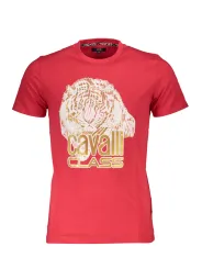 "Cavalli Class T-Shirts im Sale | Cavalli Class QXT61WJD060_6406F0A_ROSSO02000 Rot online kaufen"|Planet-Deluxe
