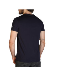 Blaues Aquascutum Herren Baumwoll-T-Shirt