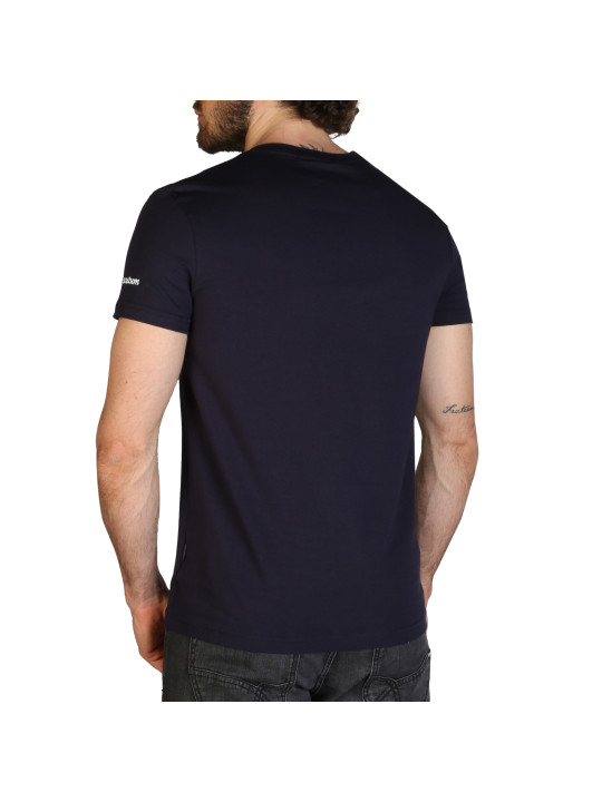 Blaues Aquascutum Herren Baumwoll-T-Shirt