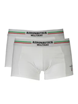 "Zweierpack Elastische Logo-Boxershorts - Aeronautica Militare"