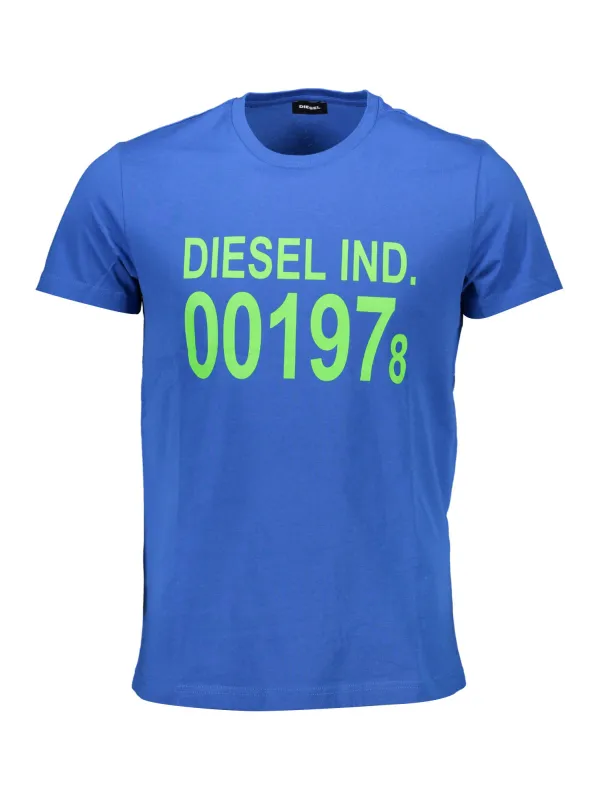 "Diesel T-Shirts im Sale | Diesel SASAT-DIEGO_62FC564_BLU8II Blau online kaufen"|Planet-Deluxe