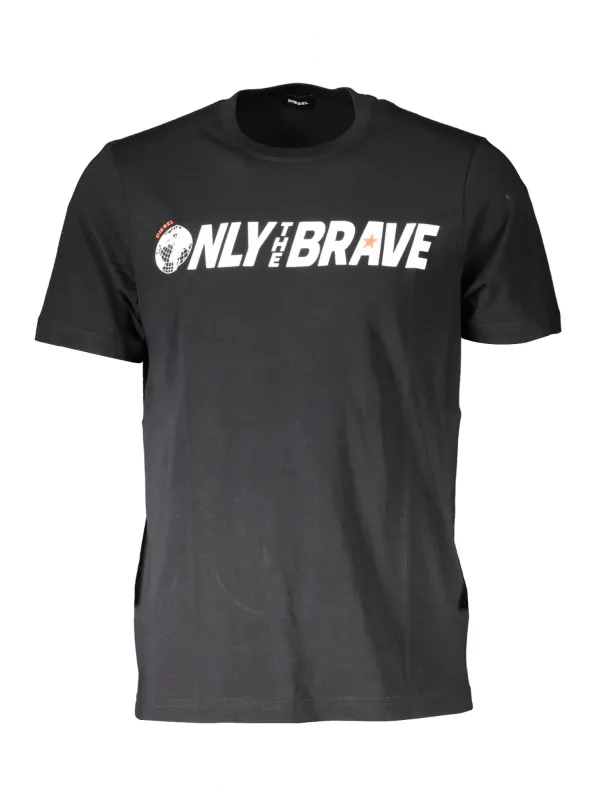 "Diesel T-Shirts im Sale | Diesel SD92T-JUST_5C6F65F_NERO900 Schwarz online kaufen"|Planet-Deluxe