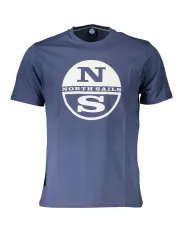 "North Sails T-Shirts im Sale | Kurzarm TShirt Rundhals Logo Blau North Sails online kaufen"|Planet-Deluxe