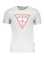 "GUESS JEANS T-Shirts im Sale | Schlankes Kurzarmshirt Rundhals Logo Guess Jeans Grigio online kaufen"|Planet-Deluxe