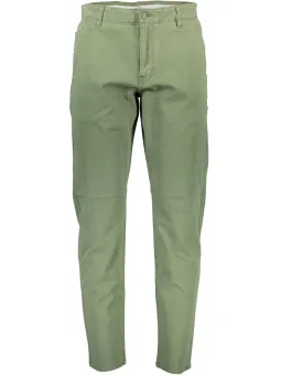 "Dockers Grüne Schlanke Hose mit 4 Taschen & Logo"