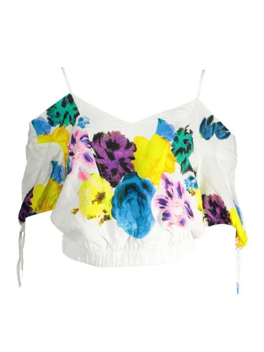 "Desigual Startseite im Sale | DESIGUAL KURZARM-T-SHIRT DAMEN WEISS online kaufen"|Planet-Deluxe