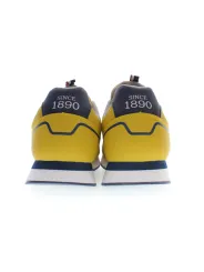 US POLO Gelbe Sneakers mit Logo und Schnürsenkeln