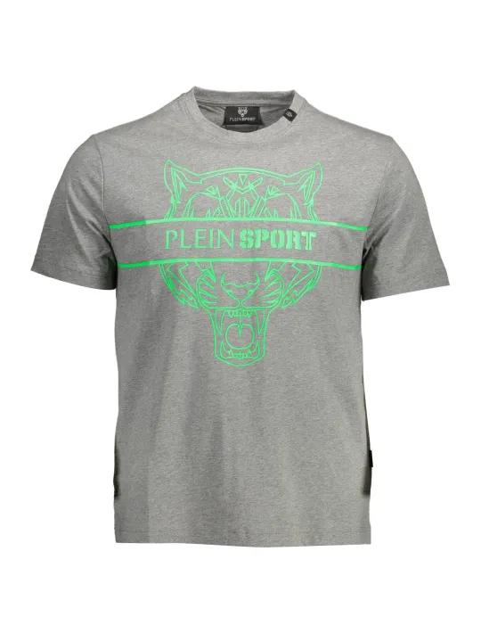 "Plein Sport T-Shirts im Sale | Plein Sport TShirt Kurzarm Rundhals Kontrast Logo Applikation online kaufen"|Planet-Deluxe