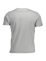 "North Sails T-Shirts im Sale | Graues TShirt aus Naturfasern mit Logo und Applikation online kaufen"|Planet-Deluxe