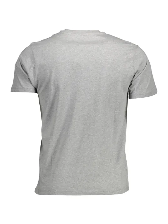 "North Sails T-Shirts im Sale | Graues TShirt aus Naturfasern mit Logo und Applikation online kaufen"|Planet-Deluxe