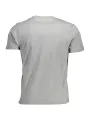 "North Sails T-Shirts im Sale | Graues TShirt aus Naturfasern mit Logo und Applikation online kaufen"|Planet-Deluxe