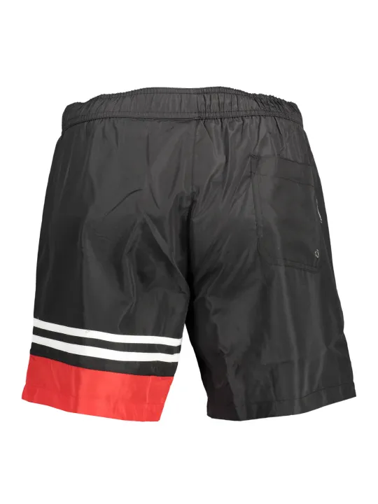"Karl Lagerfeld Beachwear Badehosen im Sale | Karl Lagerfeld Badehose mit Taschen und Kontrastdetails online kaufen"|Planet-Deluxe