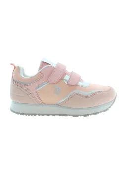 U.S. POLO Mädchen-Sneakers mit Riemen & Logo