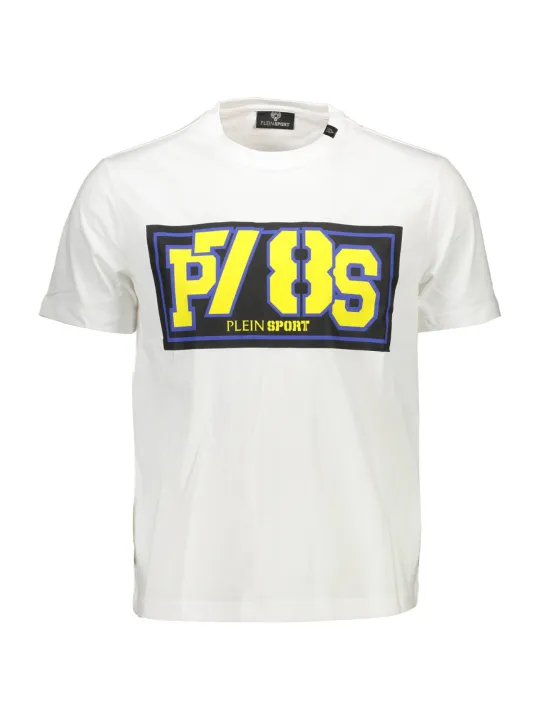 "Plein Sport Startseite im Sale | PLEIN SPORT KURZARM-T-SHIRT HERREN WEISS online kaufen"|Planet-Deluxe