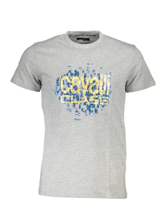 "Cavalli Class T-Shirts im Sale | Cavalli Class QXT61XJD060_3FC7E28_GRIGIO0496 Grau online kaufen"|Planet-Deluxe