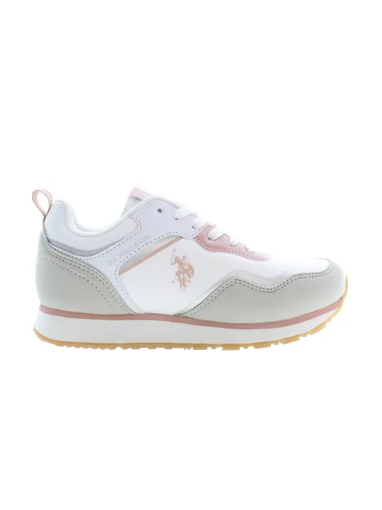 "U.S. POLO   BEST PRICE Sneakers im Sale | U.S. POLO Sportschuhe mit kontrastierenden Details und Logo für Mädchen online kaufen"|Planet-Deluxe