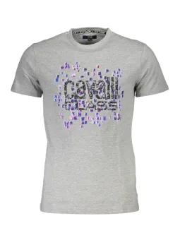 Cavalli Class Logo-Kurzarmshirt, Rundhals, stilvoll