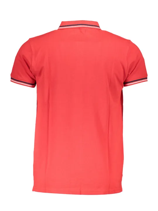 "Cavalli Class Poloshirts im Sale | Cavalli Class Poloshirt Rot mit Kontrastdetails und Logo online kaufen"|Planet-Deluxe
