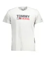 "Tommy Hilfiger T-Shirts im Sale | Bio-Baumwolle T-Shirt mit Logo-Print Rundhals Tommy Hilfiger online kaufen"|Planet-Deluxe