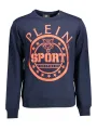 "Plein Sport Sweatshirts im Sale | Plein Sport Navy Sweatshirt mit Rundhals und Logo Druck online kaufen"|Planet-Deluxe