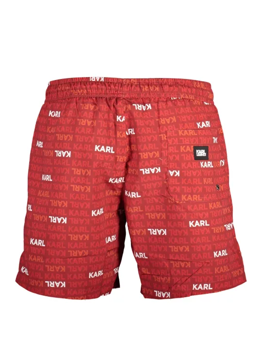 "Karl Lagerfeld Beachwear Startseite im Sale | KARL LAGERFELD BEACHWEAR BADEANZUG HERREN UNTERTEIL ROT online kaufen"|Planet-Deluxe