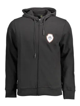 Cavalli Langarm Hoodie mit Taschen & Logo – Stylisches Sweatshirt