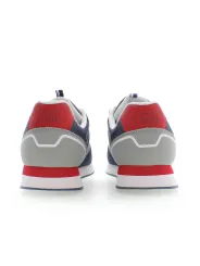 "U.S. POLO   BEST PRICE Sneakers im Sale | KONTRAST-SNEAKER MIT LOGO UND SCHNÜRSENKEL BLAU U.S. POLO online kaufen"|Planet-Deluxe