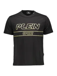 "Plein Sport T-Shirts im Sale | Plein Sport Kurzarmshirt Rundhals Logo Schwarz online kaufen"|Planet-Deluxe