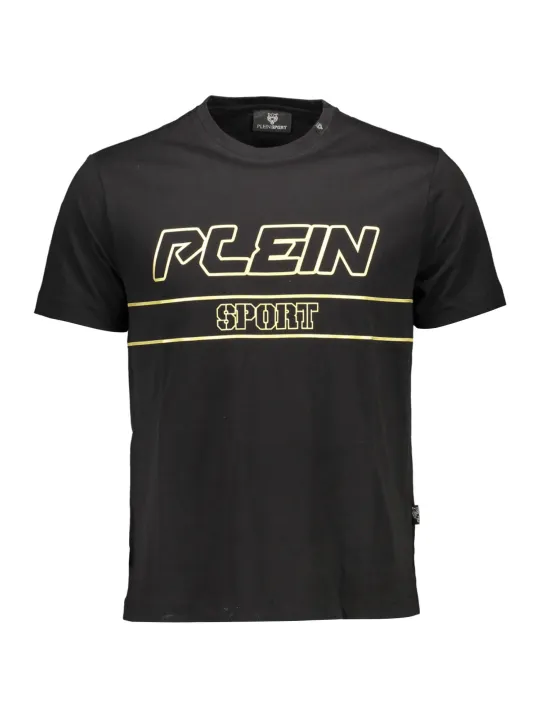 "Plein Sport T-Shirts im Sale | Plein Sport Kurzarmshirt Rundhals Logo Schwarz online kaufen"|Planet-Deluxe