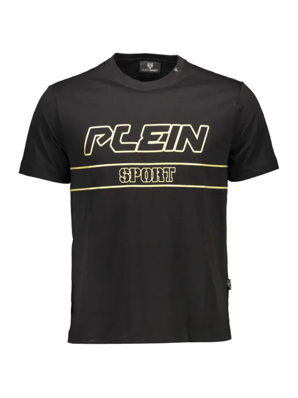 "Plein Sport T-Shirts im Sale | Plein Sport Kurzarmshirt Rundhals Logo Schwarz online kaufen"|Planet-Deluxe