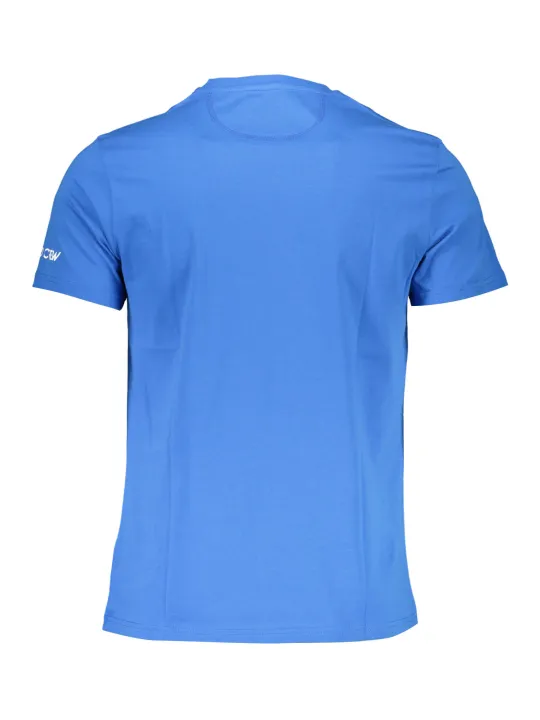 "LA MARTINA T-Shirts im Sale | La Martina Kurzarmshirt Blau Logo Stickerei online kaufen"|Planet-Deluxe